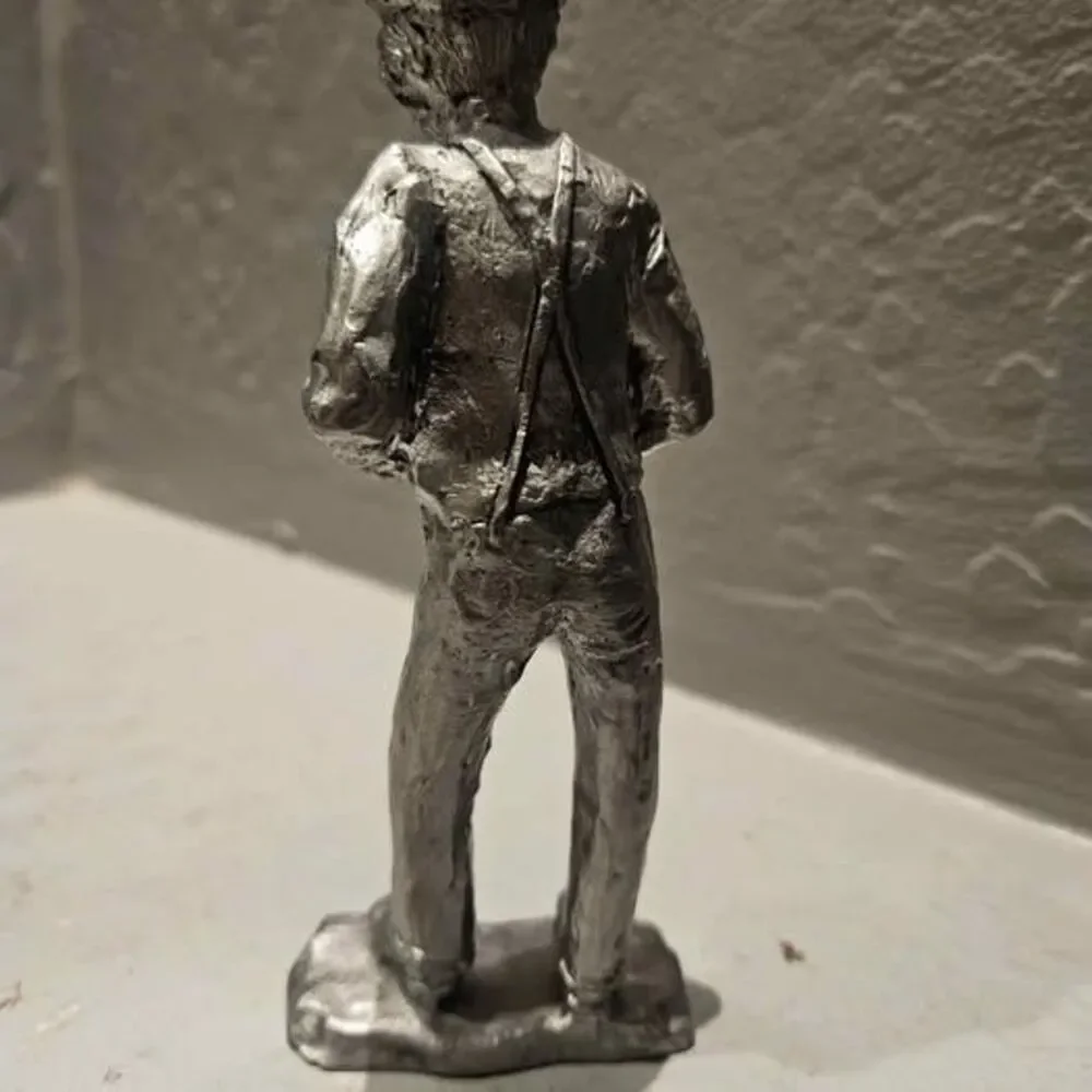 Michael Ricker Pewter Park City Band Accordion Squeezebox Music Diorama Figurine
